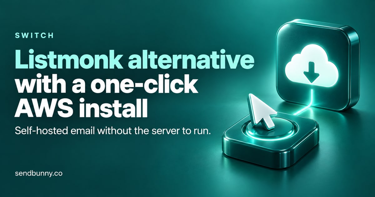 A Listmonk alternative that skips the stack build