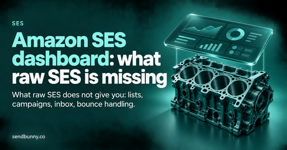 Amazon SES needs a dashboard