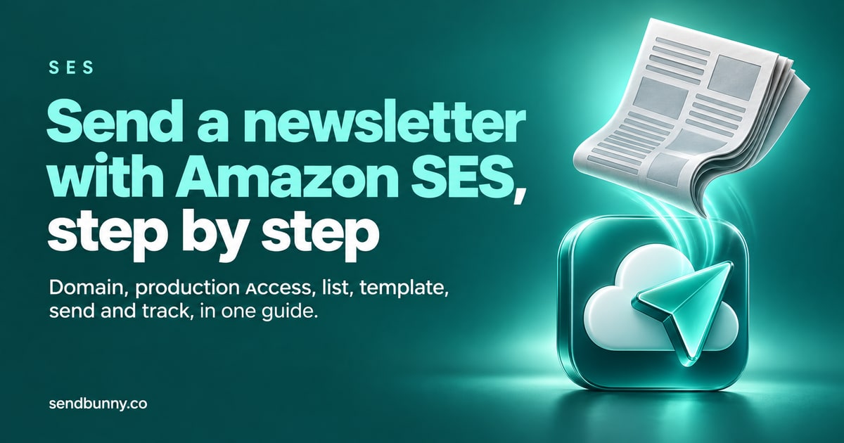 Sending a newsletter on SES