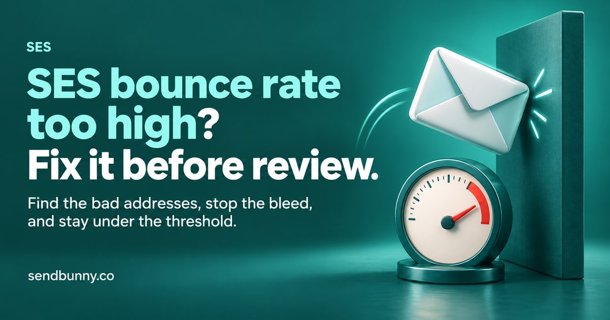SES bounce rate climbing