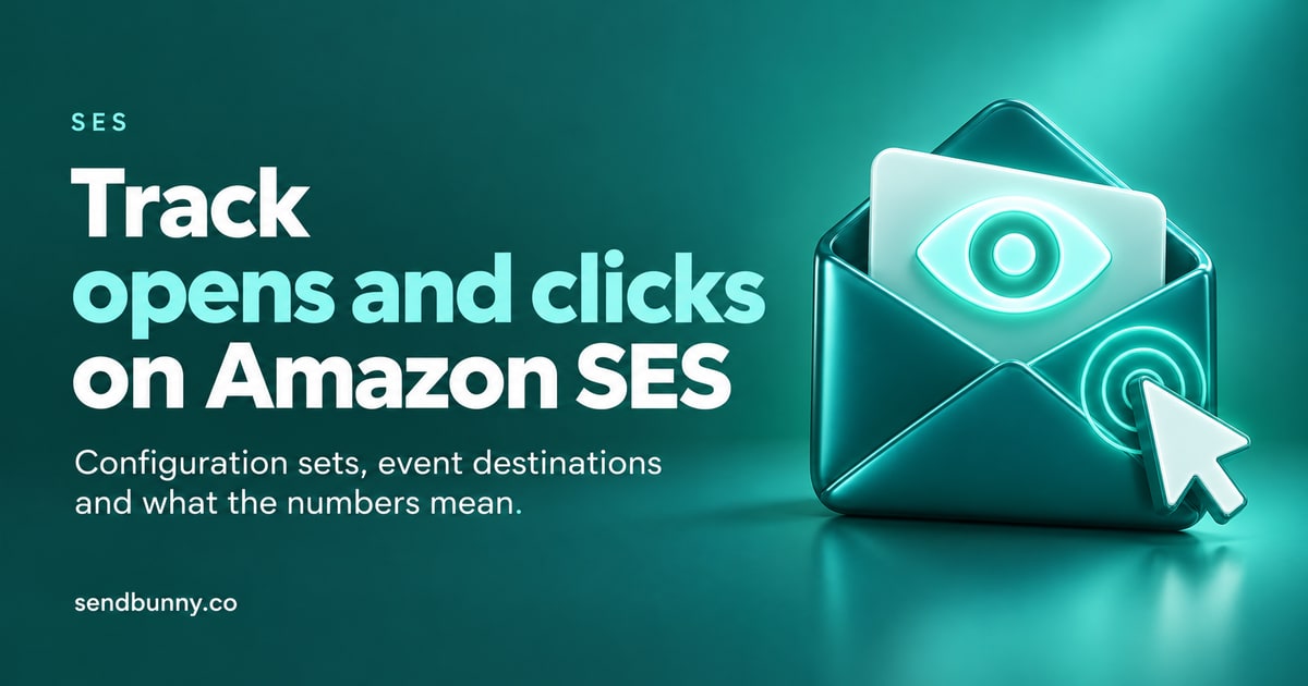 Tracking opens and clicks on SES