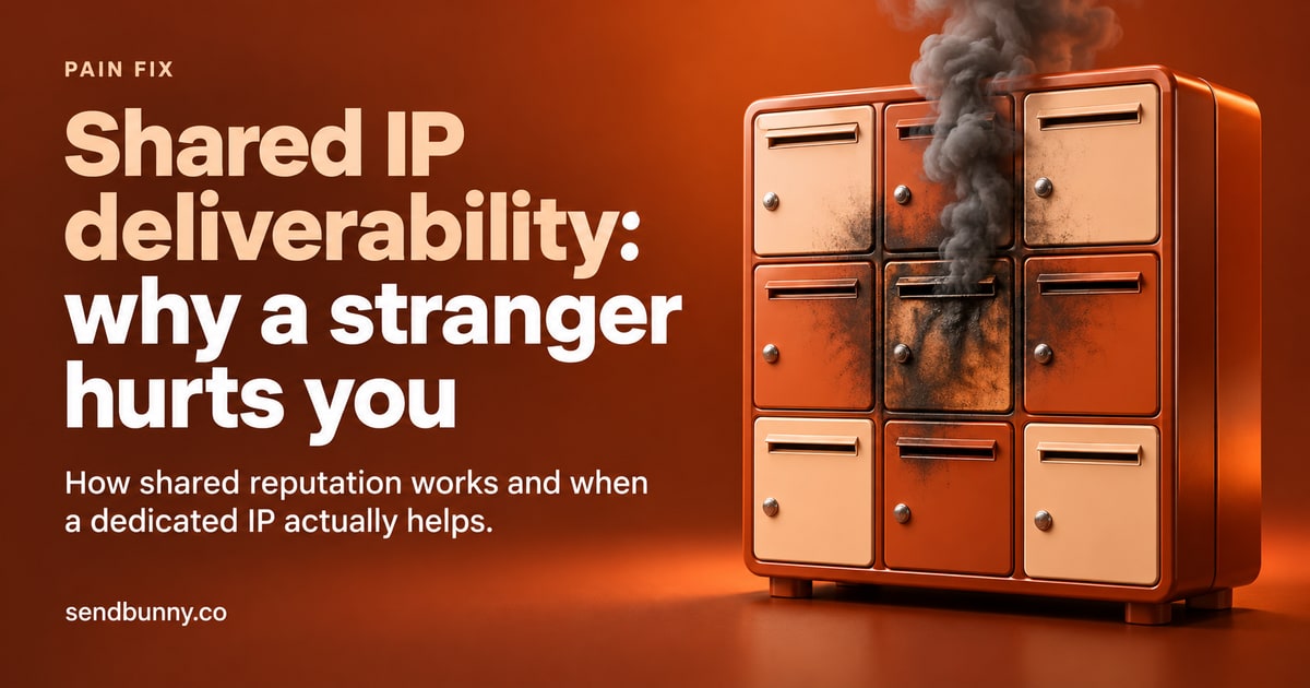 Shared IPs are hurting your deliverability