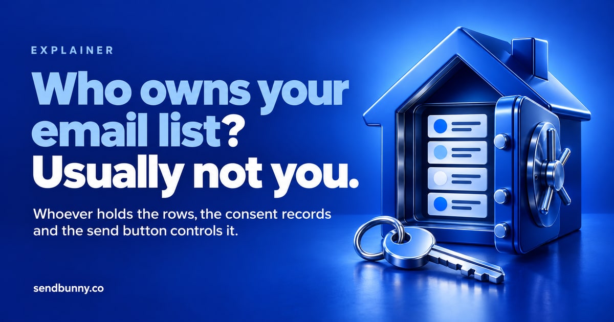 Who owns your email list?