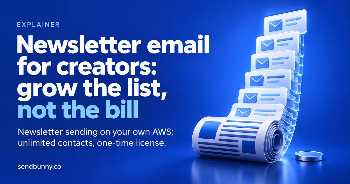 Email for newsletter creators